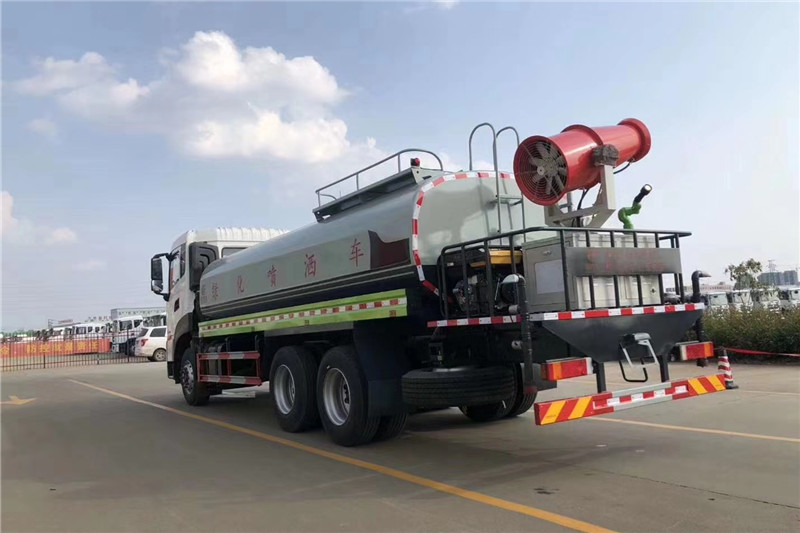 東風(fēng)天龍后八輪20噸噴霧車，國(guó)六綠化噴灑車